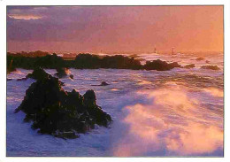 29 - Ile D'Ouessant - Un Jour De Tempête - Effet De Vagues - Coucher De Soleil - Voir Scans Recto Verso  - Ouessant