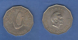 FAO Zambia 50 Ngwee 1969 Zambie - Zambia