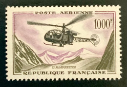 1959 FRANCE N 37 POSTE AERIENNE L’ALOUETTE 1000F - NEUF** - 1927-1959 Nuovi