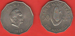 FAO Zambie Zambia 50 Ngwee 1972 - Sambia