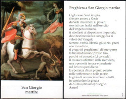 * Santino - San Giorgio Martire - Editrice VELAR U274 - Imágenes Religiosas