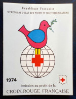 Carnet Croix Rouge  N° 2023 De 1974  -neuf - Cruz Roja