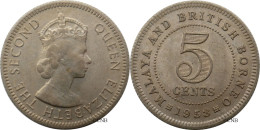 Malaya Et Borneo Britannique - Colonies Britanniques - Elizabeth II - 5 Cents 1953 - SUP/MS60 - Mon6455 - Kolonien