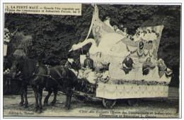 61 La Ferté Macé Grande Fête Des Commerçants Du 9 Et 10 Aout 1913 -  Char Des Enfants - Paiement Par MANGOPAY Uniquement - La Ferte Mace