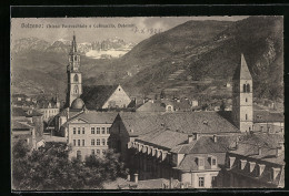 Cartolina Bolzano /Dolomiti, Chiesa Parrocchiale E Catinaccio  - Bolzano (Bozen)