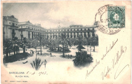 CPA Carte Postale Espagne Barcelona Plaza Real  1903  VM79981 - Barcelona