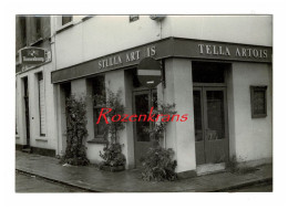 Oude Foto Antwerpen Blindenstraat Cafe Reclame Bier Stella Artois - Antwerpen