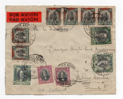 !!! 22E VOYAGE RETOUR DE GUILLAUMET, LETTRE PAR AVION DE SANTIAGO POUR PARIS DU 2/1/1930 - 1927-1959 Covers & Documents