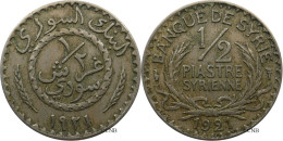 Syrie - Mandat Français - 1/2 Piastre 1921 - TTB/XF45 - Mon5960 - Siria