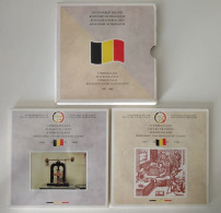 RARE - Coffret FDC BELGIQUE - 1982 -1988 - Set Fleur De Coin - FDC, BU, Proofs & Presentation Cases