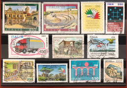 1984 - Italian Republic (11 Used Stamps) ITALY STAMPS - 1981-90: Usados