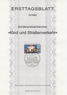 Germany Deutschland 1983-13 Kind Und Strassenverkehr, Children And Road Traffic, Police, Canceled In Bonn - 1981-1990