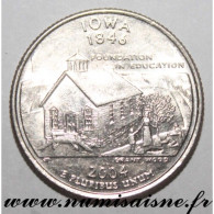 ETATS UNIS - KM 358 - 1/4 DOLLAR 2004 D - Denver - IOWA - SPL - 1999-2009: State Quarters