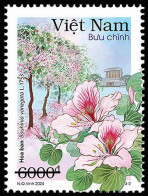 Viet Nam Vietnam MNH Perf Stamps & Sheetlet 2024 : 12 Flower Seasons In Hanoi (series 1) / Bird / Bridge (Ms1188) - Vietnam