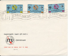 Ethiopia FDC 17-5-1965 ITU International Telecommunication Union - Etiopia