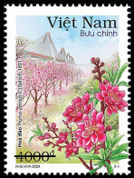 Viet Nam Vietnam MNH Specimen Stamps & Sheetlet 2024: 12 Flower Seasons In Hanoi (series 1) / Bird / Bridge (Ms1188) - Viêt-Nam