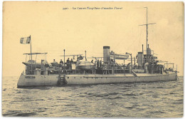 CPA Le Contre-Torpilleur D'Escadre FLEURET - Collection H. Laurent , Port-Louis N°3401 - Guerre