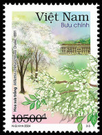 Maxi Card Maxicards Of Viet Nam Vietnam With Perf Stamps 2024: 12 Flower Seasons In Hanoi (series 1) (Ms1188)) - Vietnam