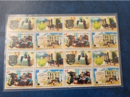 CUBA  NEUF    2015   ANI  160  DEL  PRIMER  SELLO  EN  CUBA  //  PARFAIT  ETAT  //  1er  CHOIX  // Bloc De 4 - Unused Stamps