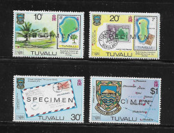 TUVALU  ( DIV - 374 )   1980  N° YVERT ET TELLIER  N°  130/133   N**  SPECIMEN - Tuvalu (fr. Elliceinseln)