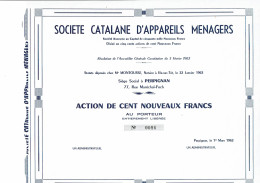 66-CATALANE D'APPAREILS MENAGERS. STE ... PERPIGNAN.   Lot De 7 - Other & Unclassified