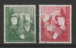 Bund 153/154 Gestempelt - Jugendherberge 1952 - Usati