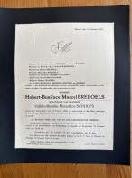 Mr Hubert Brepoels Wed Schoofs Valerie *1856 Eigen Bilzen +1941 Hasselt Schoofs Herman Van Der Cruycen Wagner Schmidt - Décès