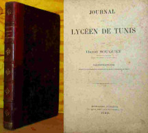 SOUQUET Henri - JOURNAL D'UN LYCEEN DE TUNIS - 1801-1900