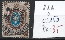 RUSSIE 21A Oblitéré Côte 150 € - Used Stamps