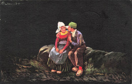 Illustrateur Illustration E Colombo Couple En Costume Traditionnel - Colombo, E.