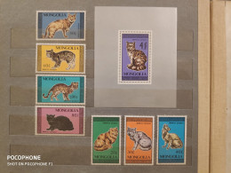 1987	Mongolia	Cats  (F90) - Mongolië