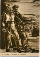 1942-"L'aviatore Ed Il Carrista"disegnata Da A.G.Santagata A Cura Della Associaz - Patriotic