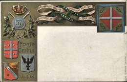 1904-"57 Reggimento Fanteria" - Patriottiche