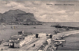 1908-"Palermo-Antemurale E Monte Pellegrino"affrancata 10c.Leoni E Diretta Ad An - Palermo