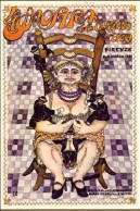 1981-cartolina Illustrata IV Mostra Della Cartolina D'epoca Di Firenze,bollo Spe - 1981-90: Marcophilie