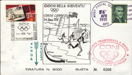 1976-U.S.A. Busta Illustrata Giochi Della Gioventù Corsa Campestre Con Annullo S - Briefe U. Dokumente