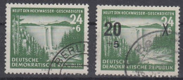 DDR Mi 431+449 Hilfe Für Die Hochwasser- Geschädigten - Used Stamps