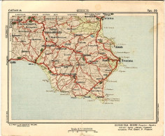 1932-cartolina Doppia Di Laboratorio Chimico Farmaceutico Zoja Di Milano,cartina - Carte Geografiche