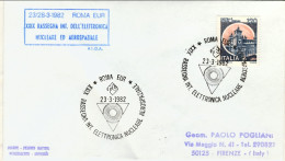 1982-busta Affrancata L.120 Castelli Bollo Roma Eur XXIX Rassegna Internazionale - 1981-90: Poststempel