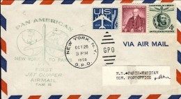 1958-U.S.A. Cat.Pellegrini N.891 Euro 50, New York-citta' Del Vaticano Bollo Ver - Other & Unclassified