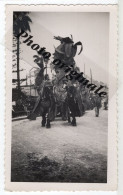 Photo Originale - NICE - 06 - Carnaval De Nice 1936 Ou 1937 - Char Avec Personnages " Géants " - Attelage Chevaux Cheval - Carnaval