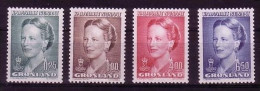 GRÖNLAND MI-NR. 201-204 POSTFRISCH(MINT) KÖNIGIN MARGRETHE II. 1990 - Neufs