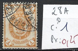 RUSSIE 28A Oblitéré Côte 1 € - Usati