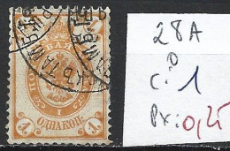 RUSSIE 28A Oblitéré Côte 1 € - Used Stamps