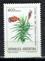 Série Courante. Fleurs Diverses : Tillandsia Aëranthos - Unused Stamps