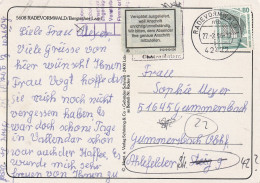 BUND - 1996, Michel 1342 AK Einzelfrankatur Mit Verspätet Label - Storia Postale