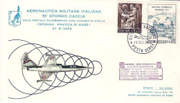 Vaticano-1973 Aeronautica Militare Italiana 51^ Stormo Caccia Dispaccio Aereo St - Luftpost