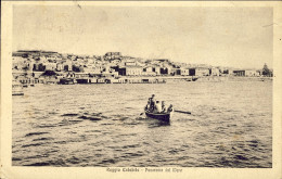 1924-cartolina Reggio Calabria Panorama Dal Mare Diretta In Francia Affrancata 1 - Reggio Calabria