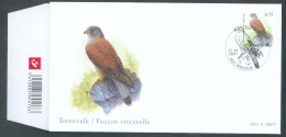 BUZIN OISEAU VOGEL BIRD - FDC TORENVALK  FAUCON CRECELLE Obl. Sc ANGLEUR 27-01-2007 -  22141 - 2001-2010