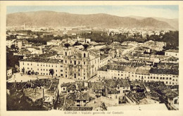 1932-cartolina Gorizia Veduta Generale Dal Castello Affrancata 20c.Dante Alighie - Gorizia